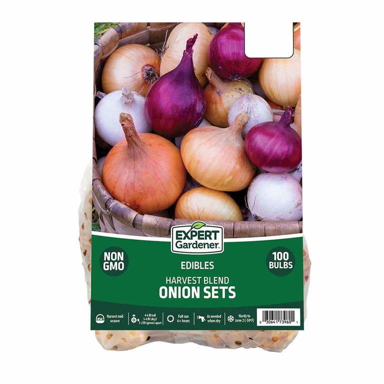 Expert Gardener Van Zyverden Onion Harvest Blend Sets 100 Dormant