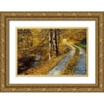 thumbnail image 1 of Van de Goor, Lars 18x13 Gold Ornate Wood Framed with Double Matting Museum Art Print Titled - Winding Road, 1 of 4