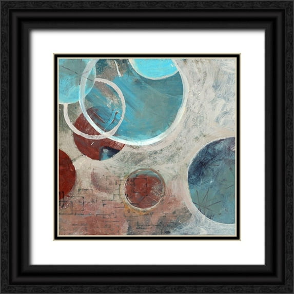 Van der Hart, Marjolyn 15x15 Black Ornate Wood Framed with Double Matting Museum Art Print Titled - Romance II