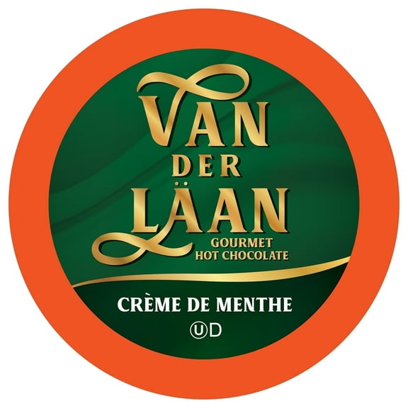 Van der Laan Chocolate Hot Chocolate Pods for Keurig K-Cup Brewers, Crme De Menthe, 40-Pack