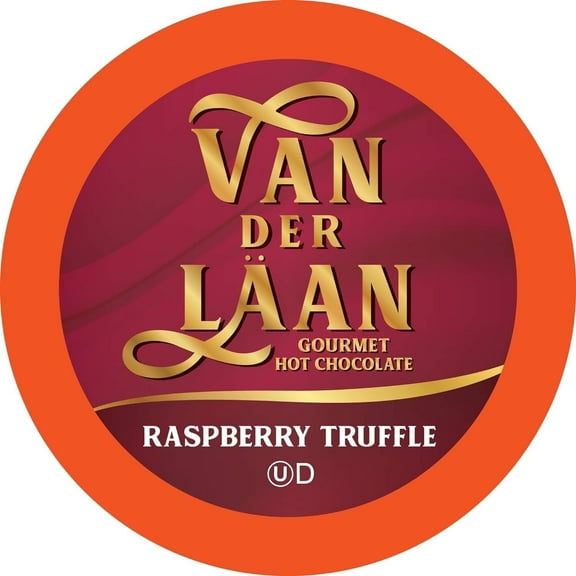 Van der Laan Chocolate Hot Chocolate Pods for Keurig K-Cup Brewers, Raspberry Truffle, 40-Pack