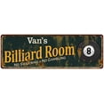 thumbnail image 1 of Van's Billiard Room Green Sign Man Cave 6x18 106180009031, 1 of 1
