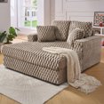 thumbnail image 1 of VanAcc Upholstered Sofa Bed, Brown, 1 of 5