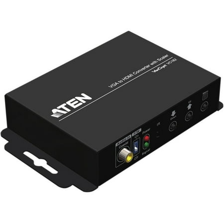 Vancryst Vc182 Vga To Hdmi Converter With Scaler - Functions: Video Conversion, Video Scaling, Video Processing, De-interlace - 1 Pack (vc182)