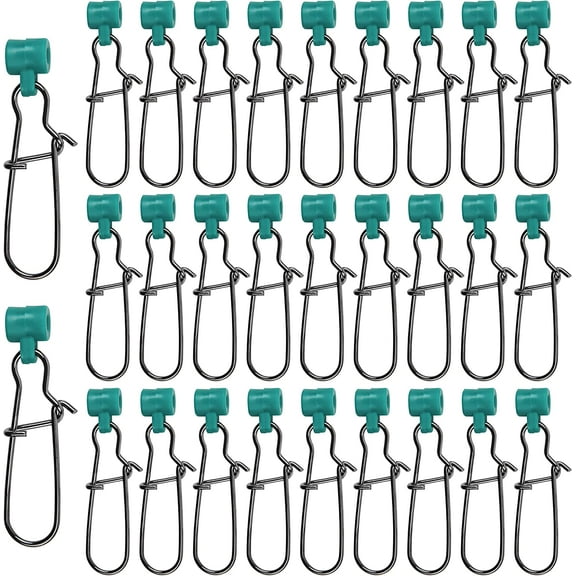 Colaxi 100x Fly Fishing Snap No Knot Snaps Fishing Hook Snap Connector ...