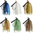 thumbnail image 1 of VanRolldex Weedless Rubber Flipping Jig Fishing Lure for Bass, 6 Count, 1 of 7