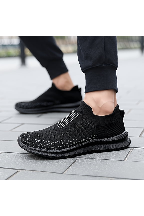 VanWeir Slip-On Men's Casual Sports Shoes, Unisex Road Running Sneakers for Couples