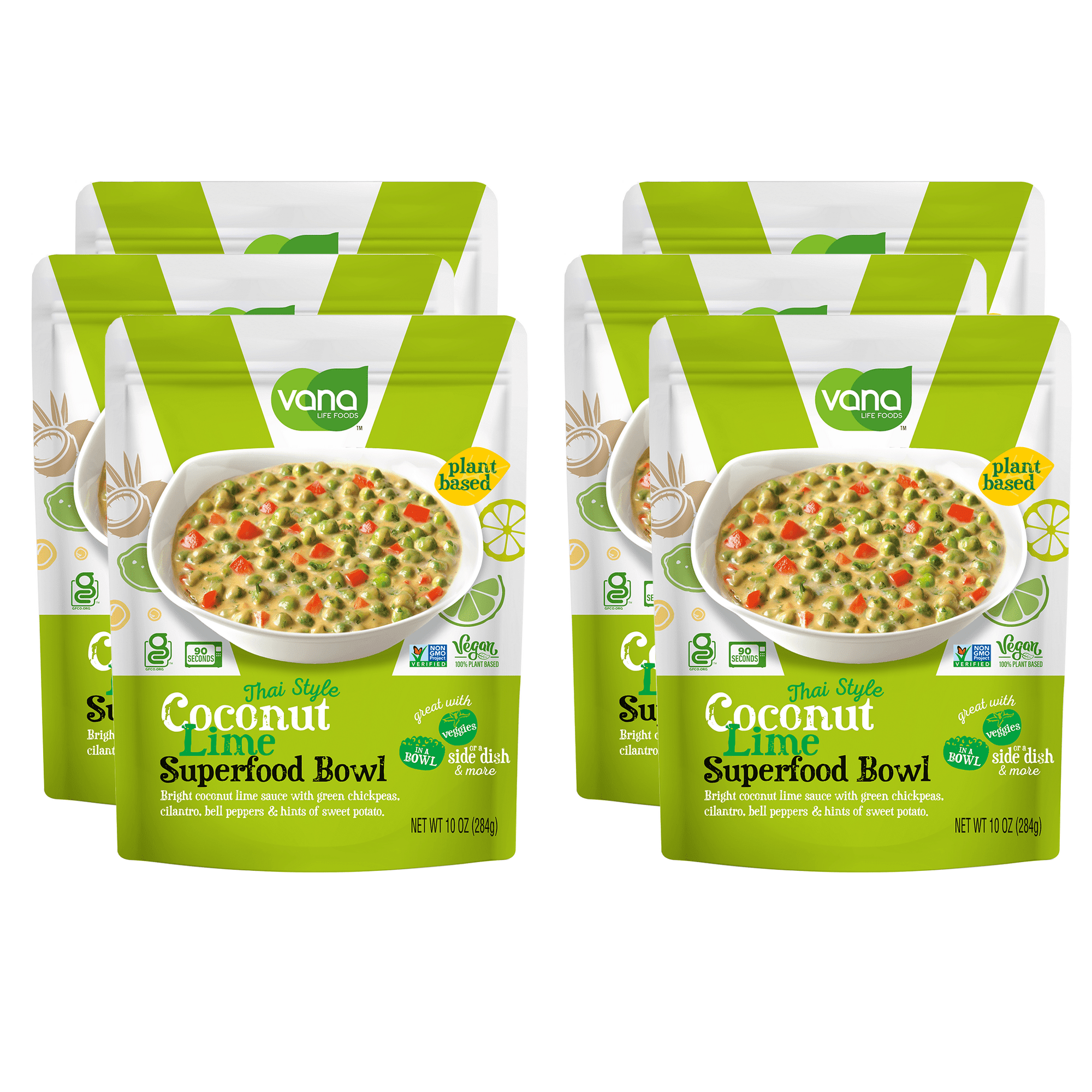 Vana Life Foods - Plant Based Superfood Meal with Coconut Lime , 10 Oz