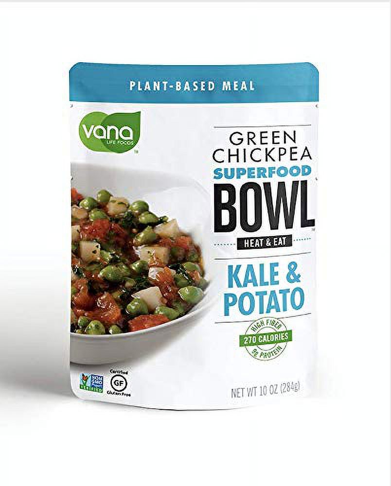 Vana Life's Foods Plant based Ready Meal Green Chickpea Superfood