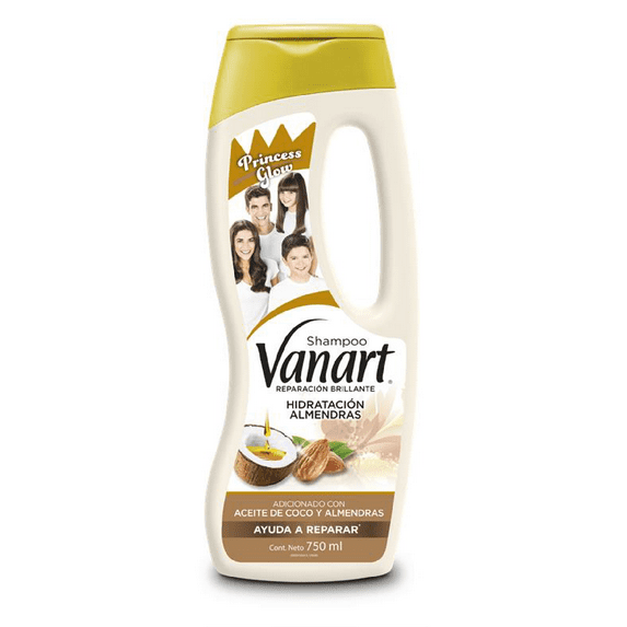 Vanart Almond Hydration Shampoo Luxurious Nourishment for Silky and Strong Hair, 25 Fo Bottle