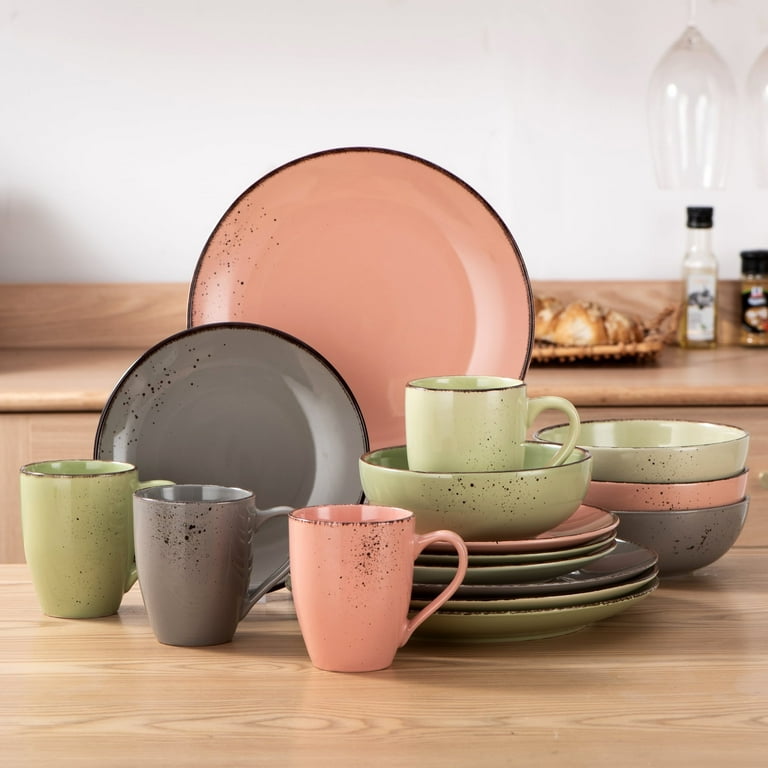 Dinnerware sets without mugs hot sale