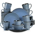 Vancasso Dinnerware Sets, Stoneware Dinner Set for 8, 32Piece Round
