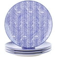 thumbnail image 1 of Vancasso Porcelain Dinnerware Sets, 16 Piece Blue Dinner Plate Set, Dishes Series Takaki, 1 of 7