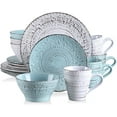 thumbnail image 1 of Vancasso, Series Vine, 16-Piece Stoneware Dinnerware Set, Blue and Beige Dinner Set, Service for 4, 1 of 8