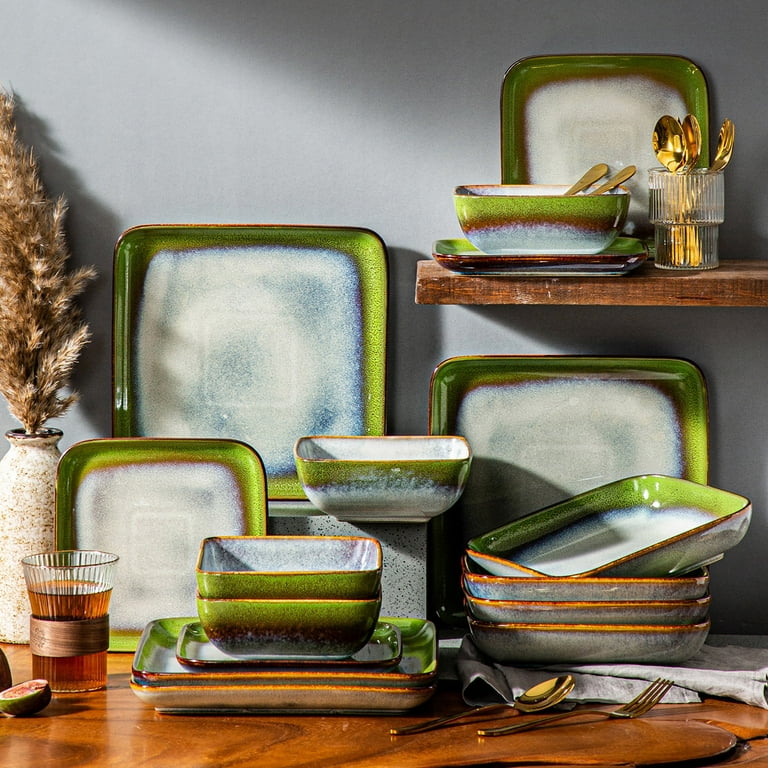 Dinnerware set square sales
