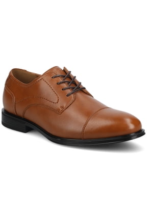 Vance Mens Alec Comfort Cap-toe Flexible Oxford Dress Shoe, Widths Available