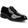 thumbnail image 1 of Vance Mens Barclay Comfort Plain Toe Flexible Oxford Dress Shoe, Widths Available, 1 of 8