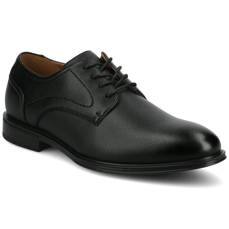 Vance Mens Barclay Comfort Plain Toe Flexible Oxford Dress 