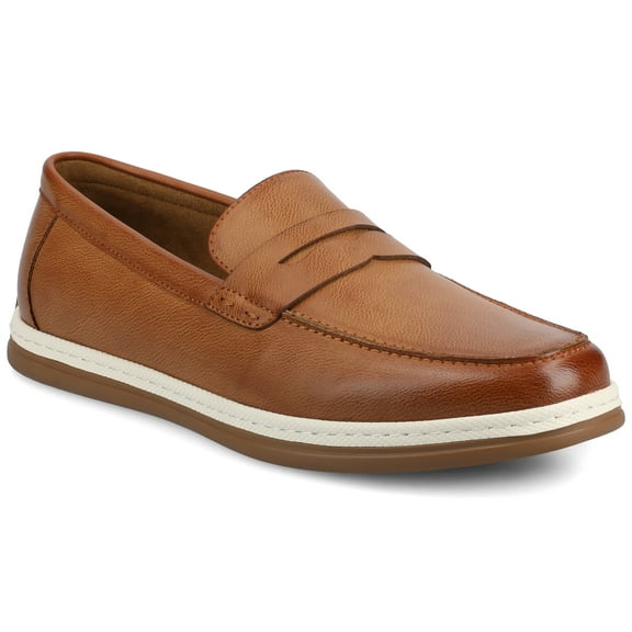 Vance Brantley Comfort Casual Slip-on Perforated Flexible Penny Loafer