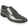 thumbnail image 1 of Vance Co. Cole Men's Oxford Dress Shoes Color: Gray Size: 9, 1 of 5