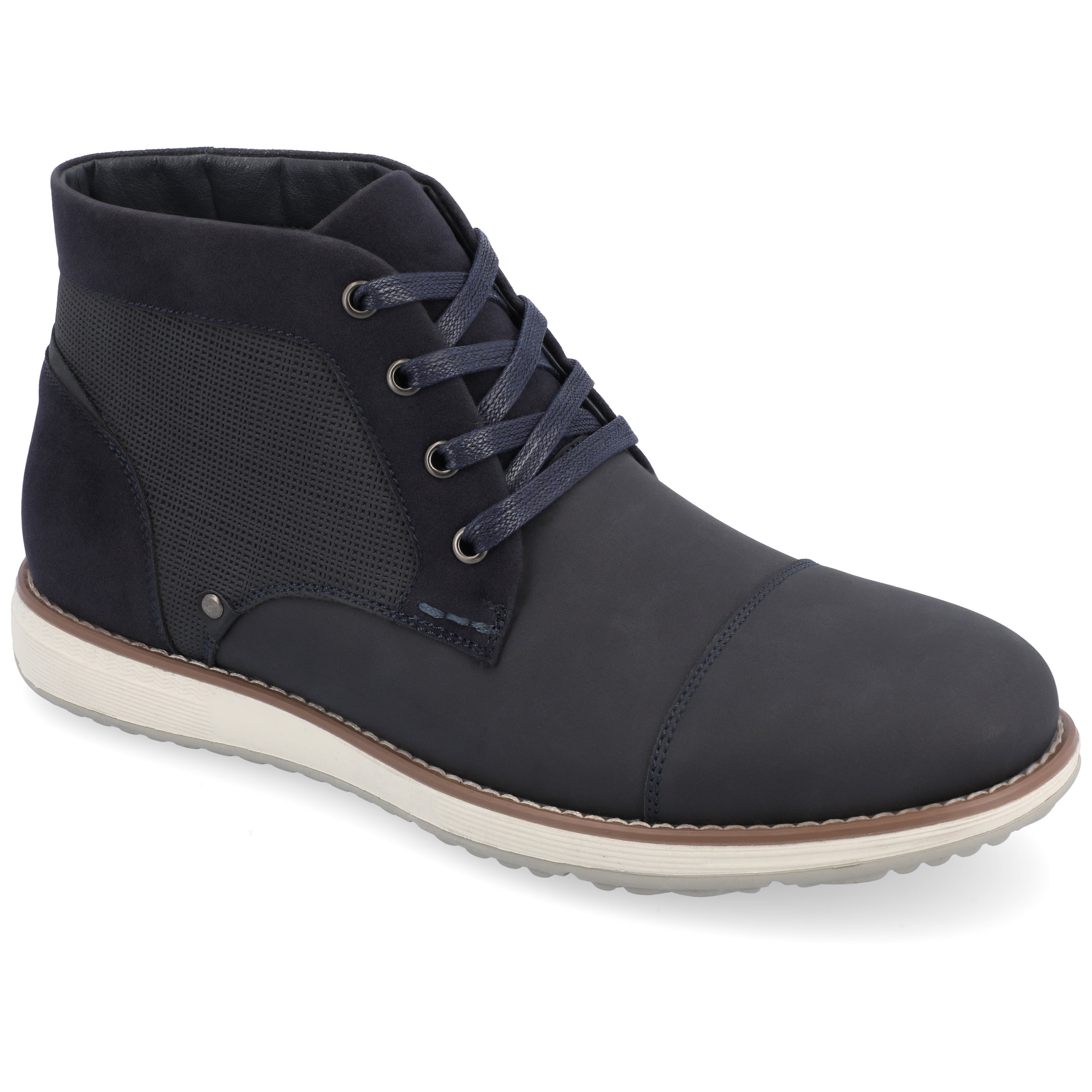 Vance Co. Mens Austin Tru Comfort Foam Lace-up Cap Toe Chukka Boot - Walmart.com