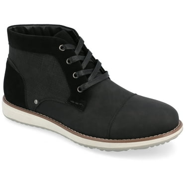 Vance Co. Mens Austin Wide Width Tru Comfort Foam Lace-up Cap Toe Chukka Boot