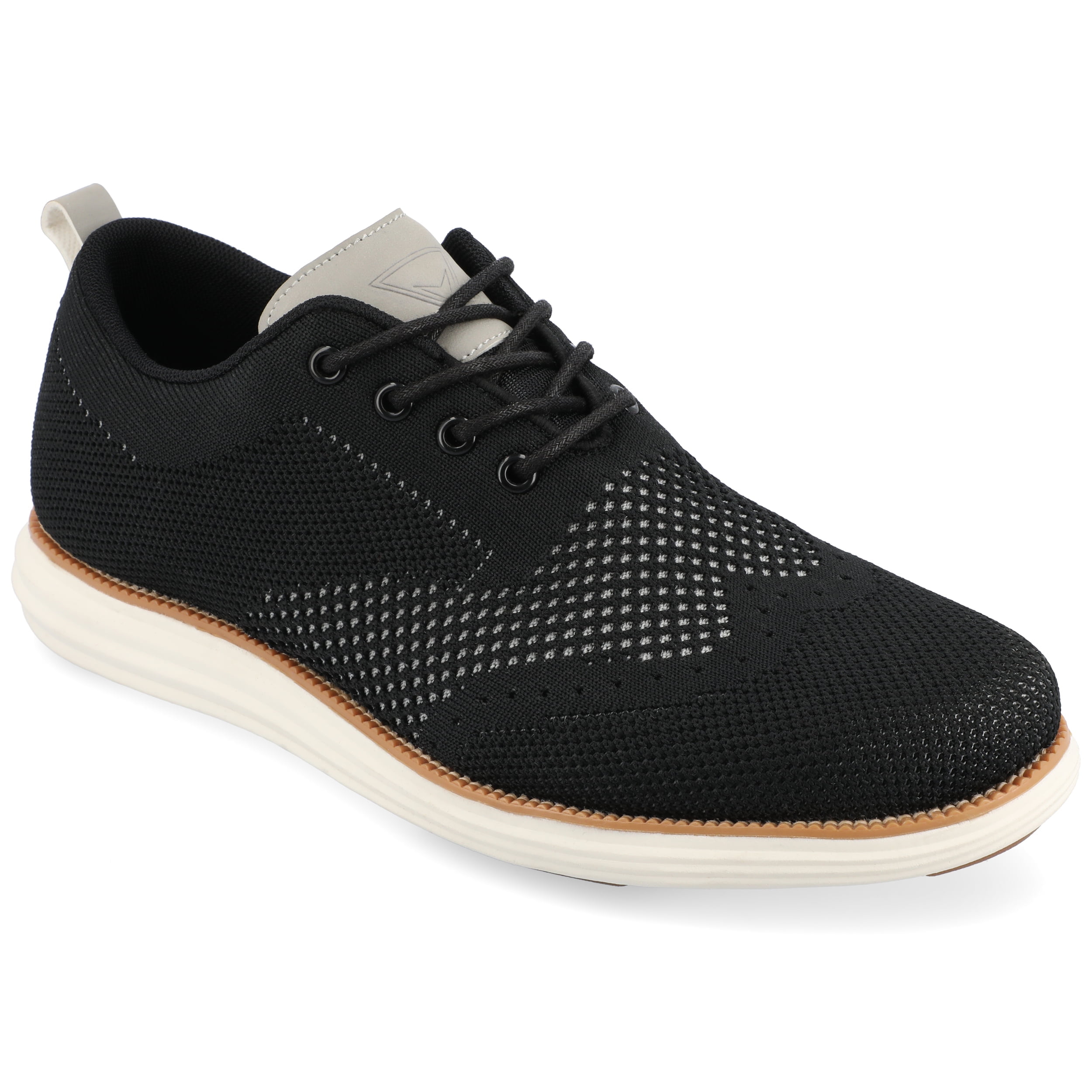 Vance Co. Mens Ezra Wide Width Tru Comfort Foam Knit Wingtip 