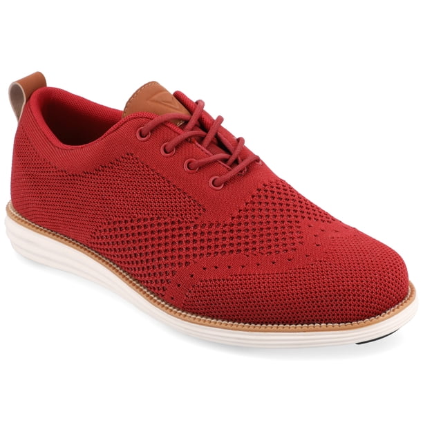 Vance Co. Mens Ezra Wide Width Tru Comfort Foam Knit Wingtip  display picture 2