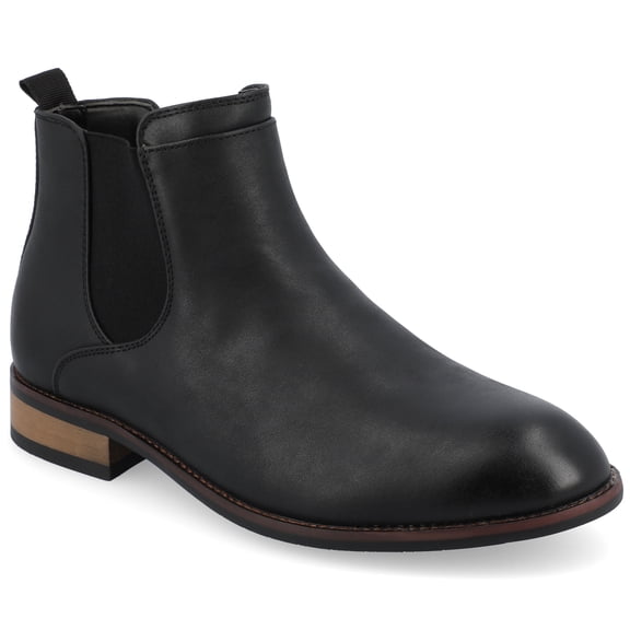 Vance Co. Mens Landon Tru Comfort Foam Pull-on Round Toe Chelsea Boot