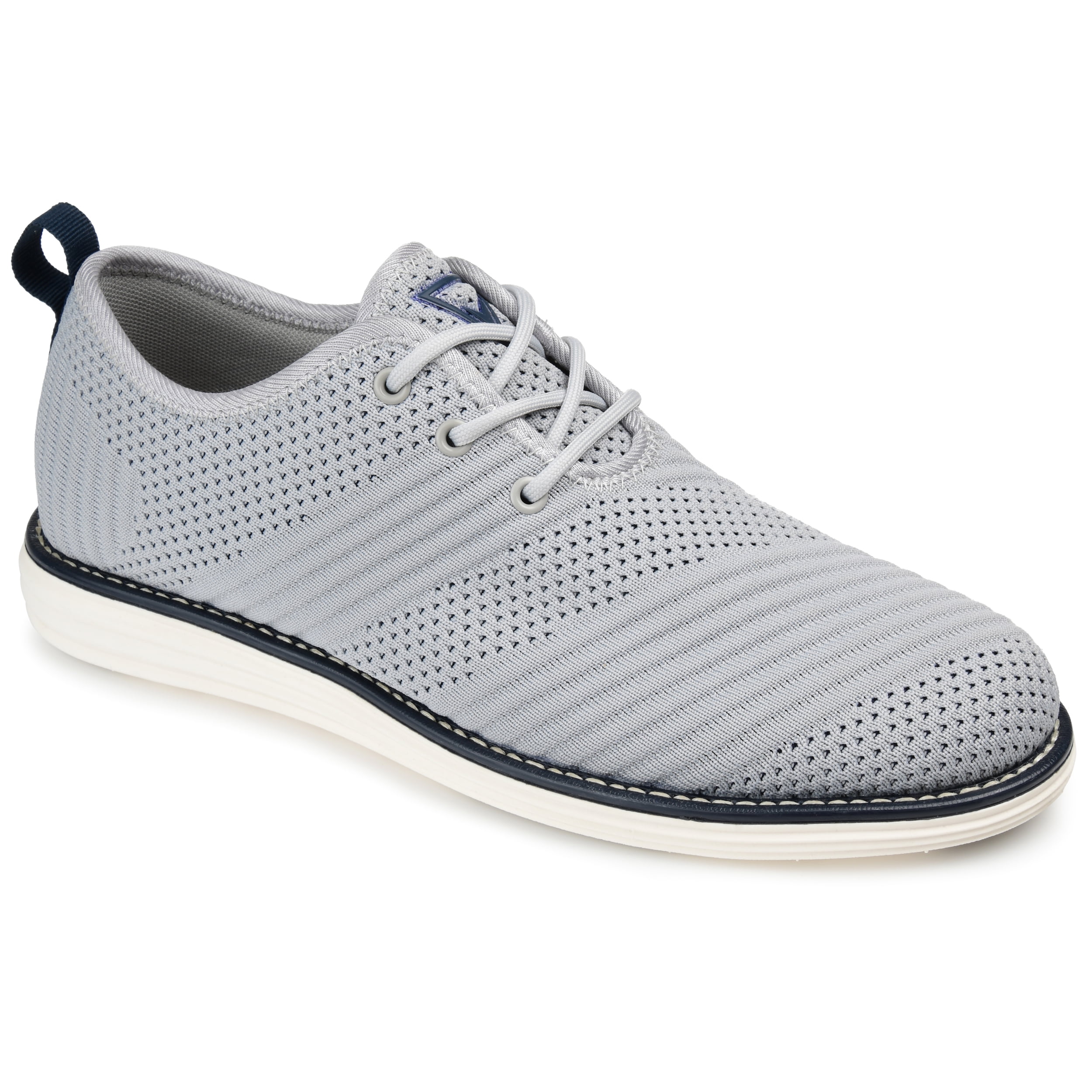 Vance Co. Mens Novak Tru Comfort Foam Knit Lace-up Round Toe Dress Shoe, Widths Available
