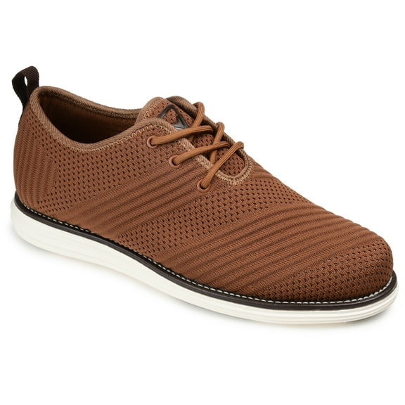 Vance Co. Mens Novak Tru Comfort Foam Knit Lace-up Round Toe Dress Shoe, Widths Available