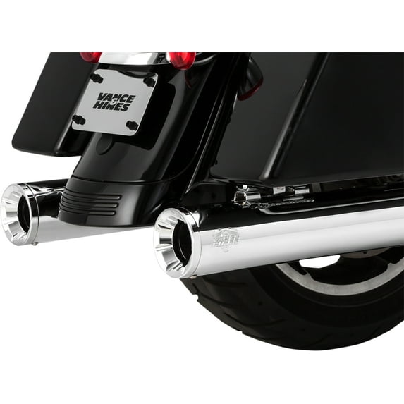 Vance & Hines 4" Eliminator 400 Slip-On Mufflers Chrome Elim - Chrome 16714