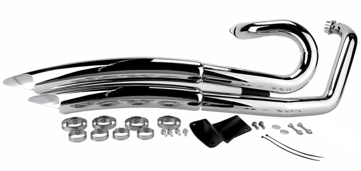 Vance & Hines Big Radius 2into2 Chrome Exhaust System (26073