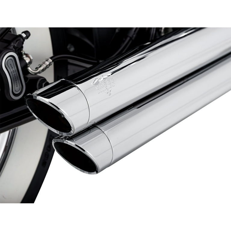 Vance & Hines Big Shots Staggered 2-into-2 Chrome Exhaust