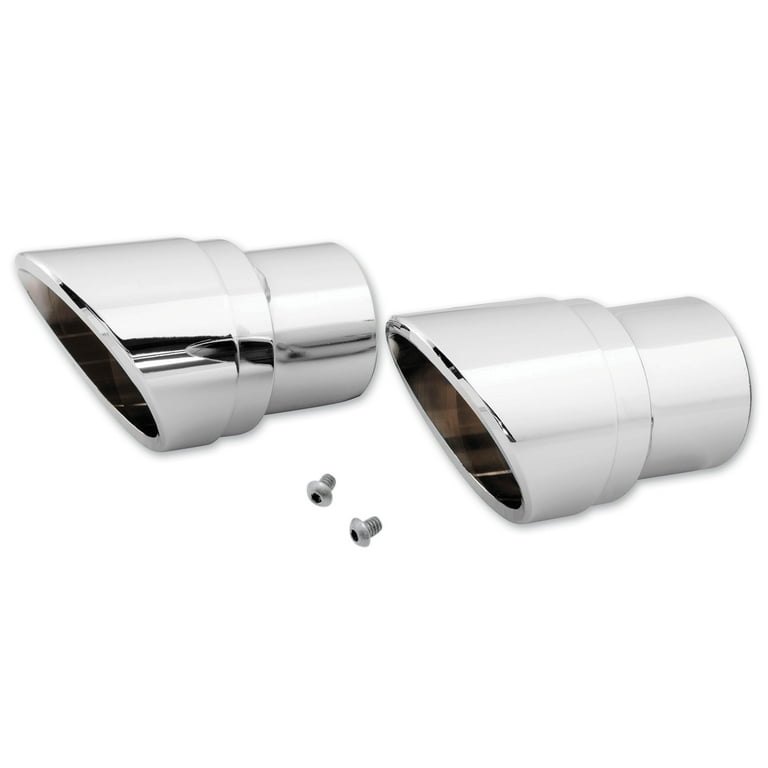 Vance & Hines Big Shots Staggered Exhaust Chrome Slash