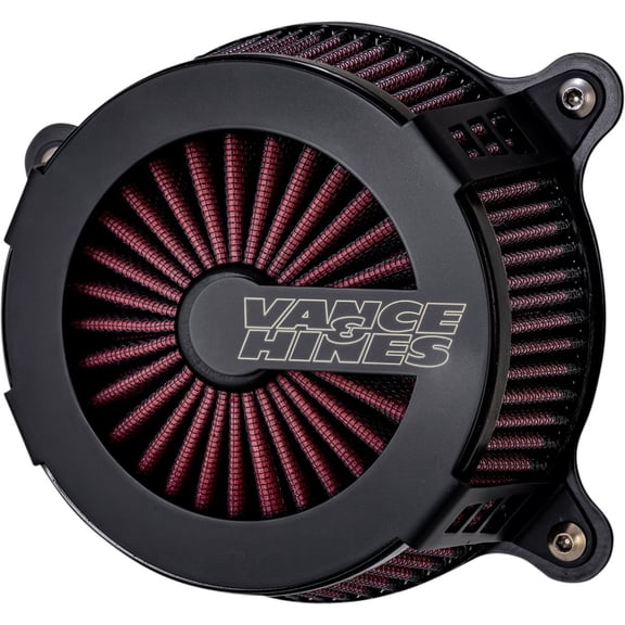 Vance & Hines Black Ceramic VO2 Cage Fighter Air Cleaner (40367)