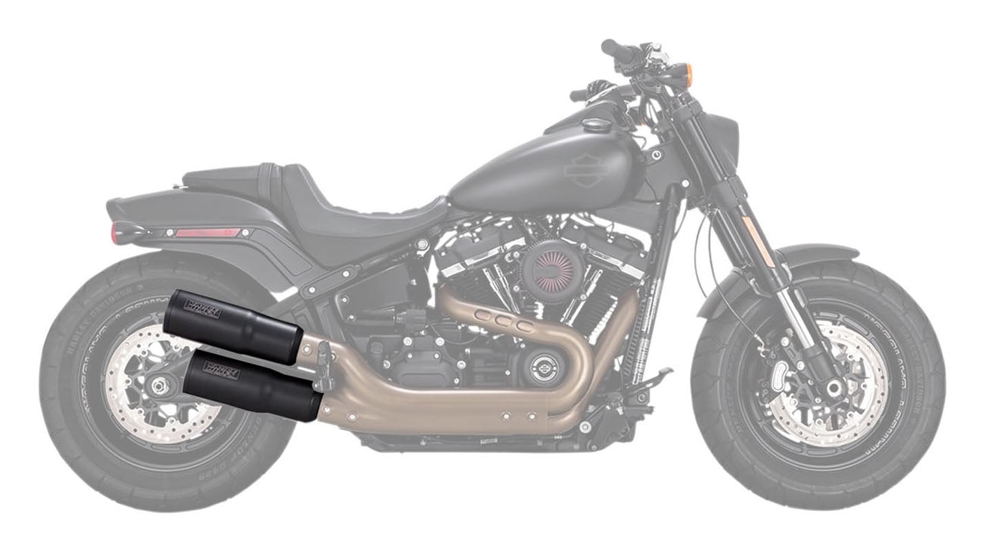 Vance & Hines Hi-Output Black Slip-On Exhaust Mufflers (46547