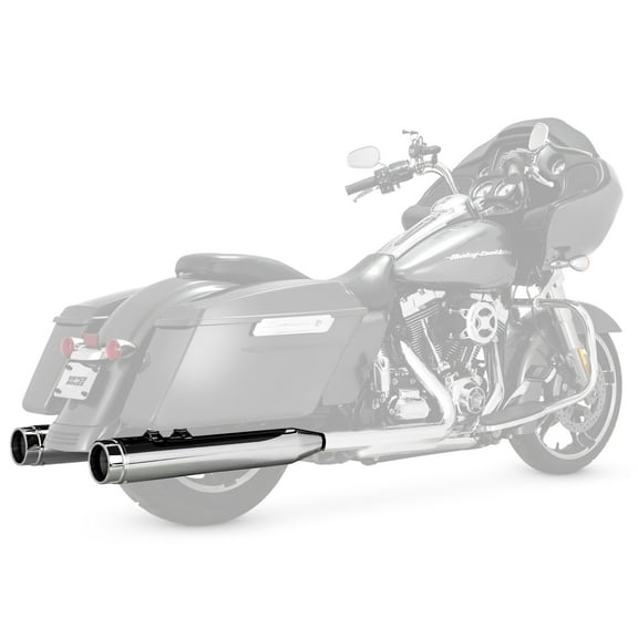 Vance & Hines Torquer 450 Chrome Slip-On Exhaust Mufflers (16673)