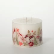 Vance Kitira 4.5 Infused Blooming Blush Pillar Candle