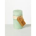 thumbnail image 1 of Vance Kitira 6" Aqua Timber Pillar Candle, 1 of 9