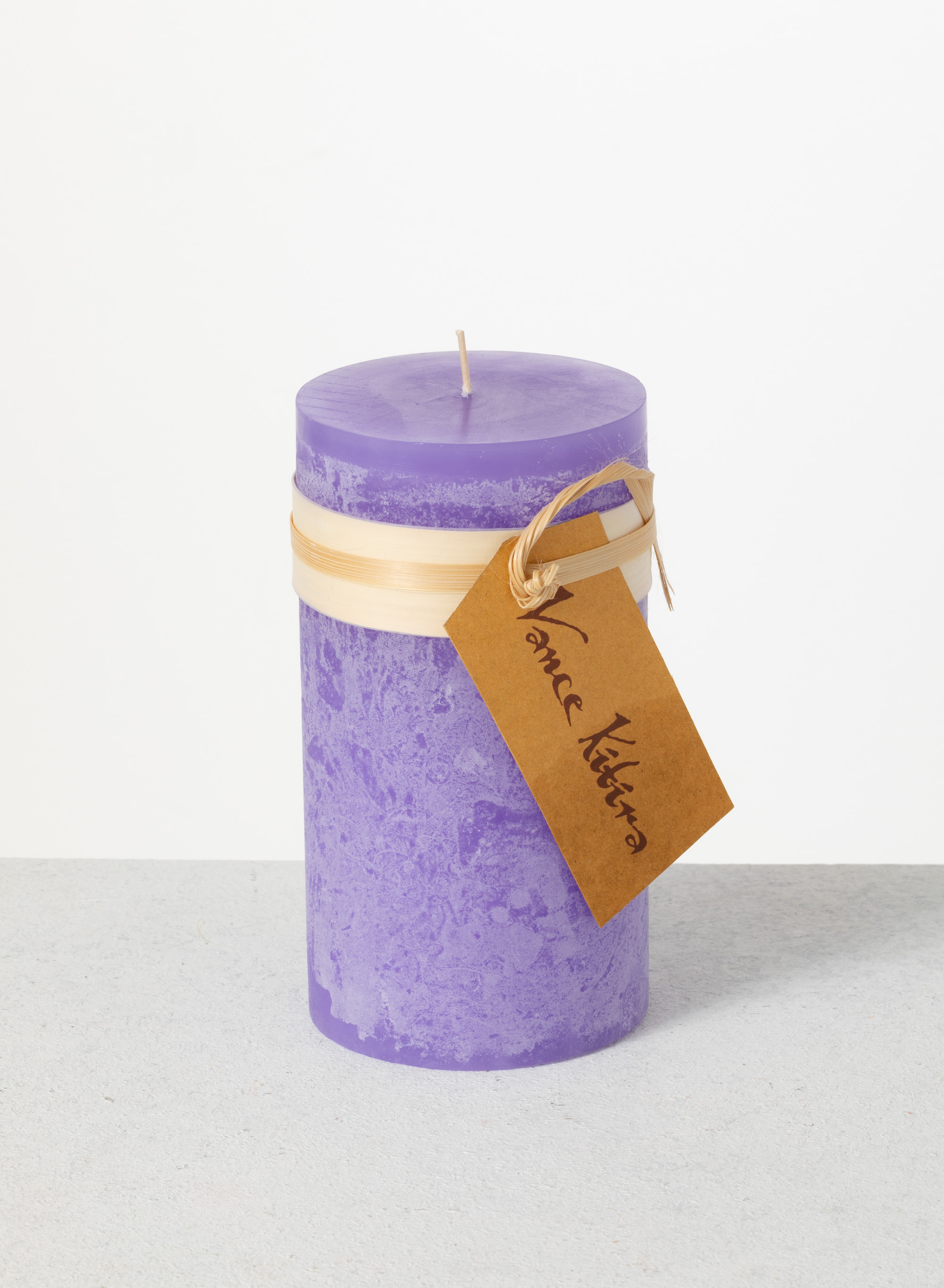Vance Kitira 6" Wisteria Timber Pillar Candle