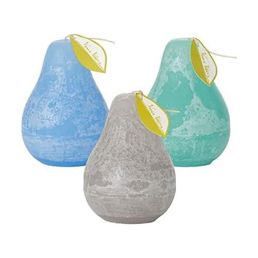 Vance Kitira Pear Set Of 3 Candles, CleanBurning, Environmental
