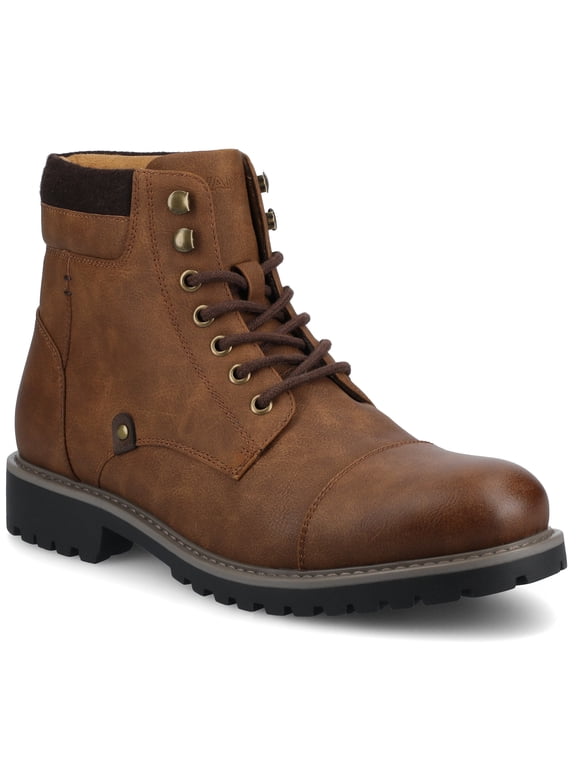 Vance Men's Yukkon Medium and Wide Width Cap Toe Boot