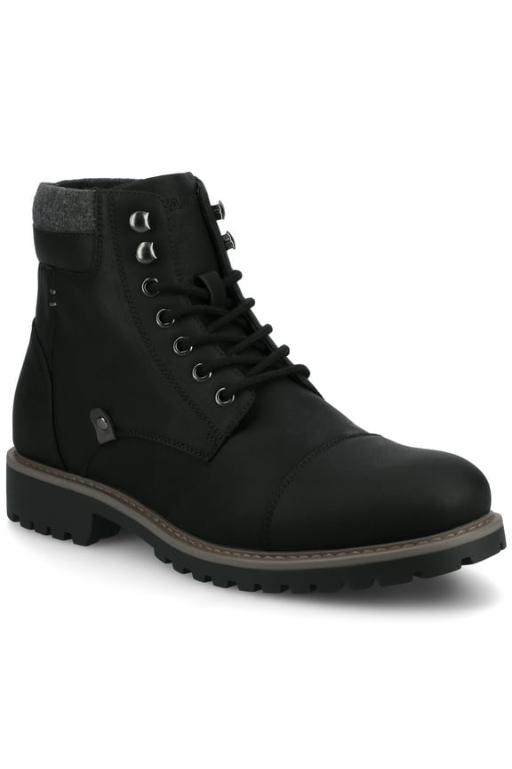 Vance Men's Yukkon Medium and Wide Width Cap Toe Boot