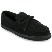 VANCE CO. Vance Mens 212M Shearling Slip-on Moccasin Slipper