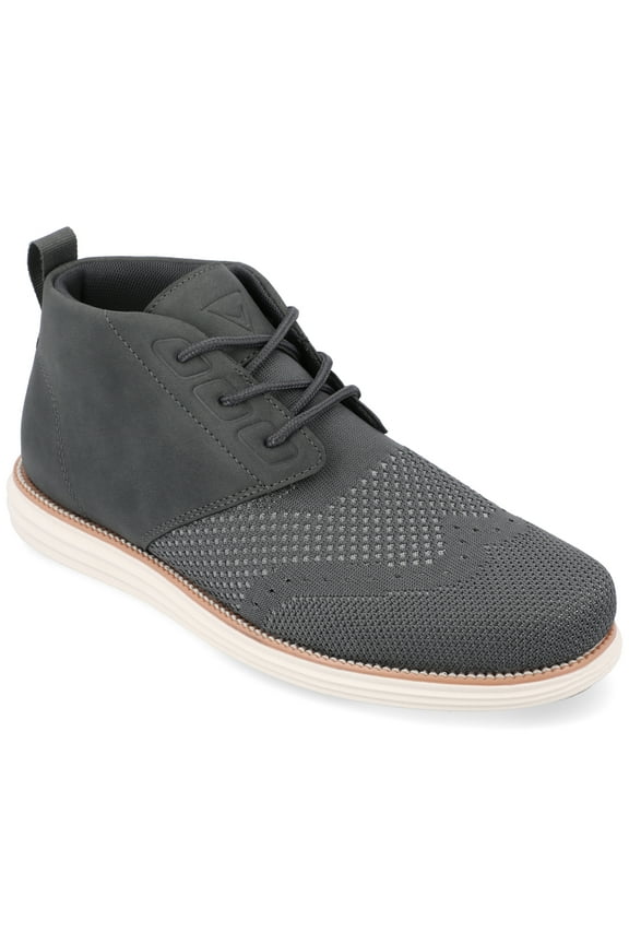 Vance Mens Barett Tru Comfort Foam Knit Lace-up Chukka Boot