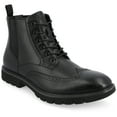 thumbnail image 1 of Vance Mens Bowman Wingtip Lace-up Ankle Boot, 1 of 10