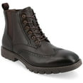 thumbnail image 1 of Vance Mens Bowman Wingtip Lace-up Ankle Boot, 1 of 10