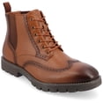 thumbnail image 1 of Vance Mens Bowman Wingtip Lace-up Ankle Boot, 1 of 10