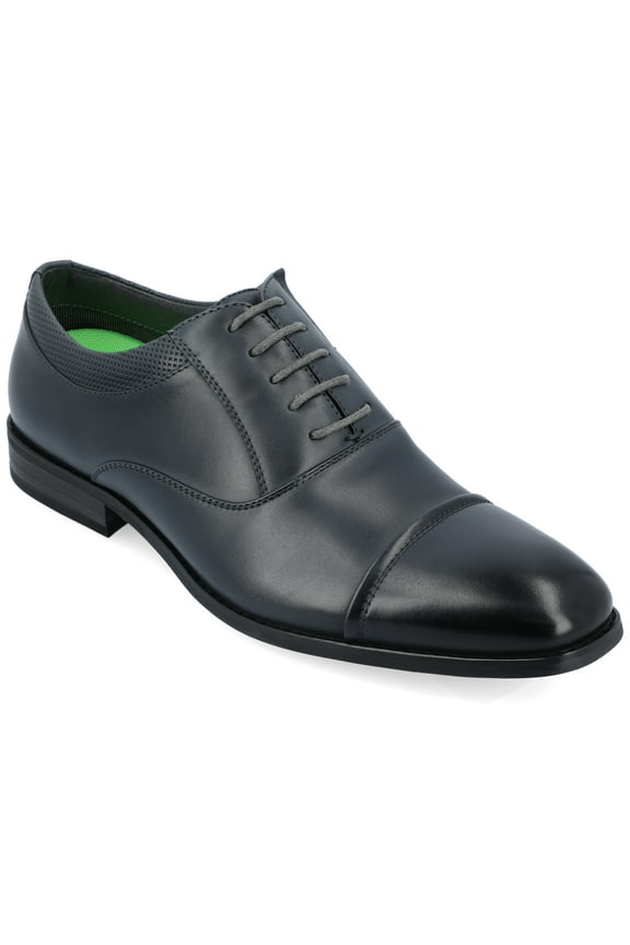 Vance Mens Bradley Lace-up Cap Toe Oxford Dress Shoe, Widths Available